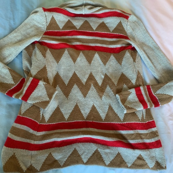 Jack Waterfall Cozy Geometric Print Cardigan - Picture 2 of 8